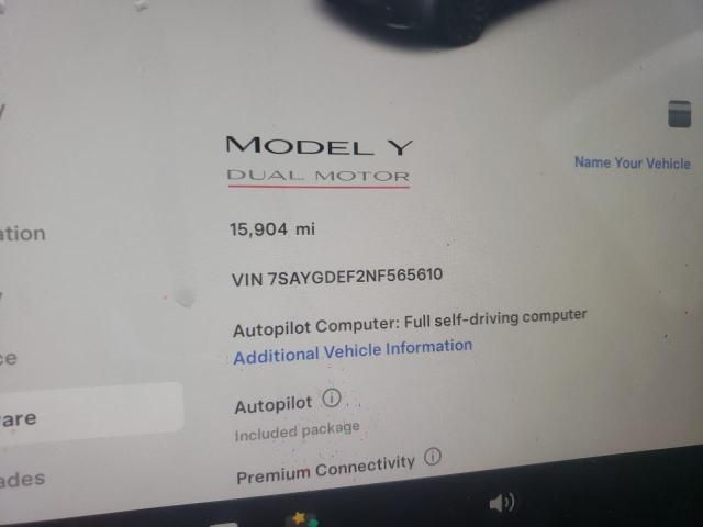 2022 Tesla Model Y