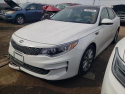 KIA Optima EX Vehiculos salvage en venta: 2016 KIA Optima EX