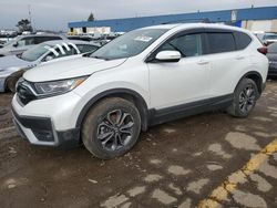 Salvage cars for sale from Copart Woodhaven, MI: 2020 Honda CR-V EXL