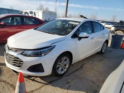 Salvage cars for sale at Dyer, IN auction: 2019 Chevrolet Cruze LT