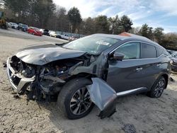 Salvage cars for sale from Copart Mendon, MA: 2016 Nissan Murano S