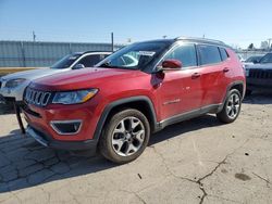 Jeep Compass salvage cars for sale: 2017 Jeep Compass Limited