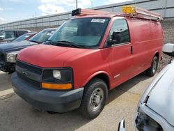 Chevrolet salvage cars for sale: 2006 Chevrolet Express G2500