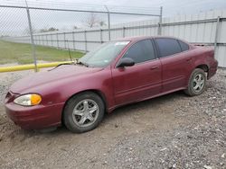 Salvage cars for sale at Houston, TX auction: 2005 Pontiac Grand AM SE