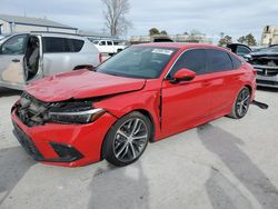 Honda salvage cars for sale: 2022 Honda Civic Touring