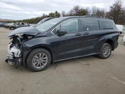 Salvage cars for sale from Copart Brookhaven, NY: 2023 Toyota Sienna LE