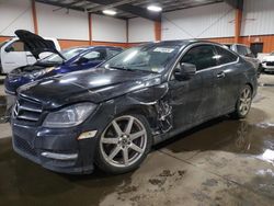 Salvage cars for sale from Copart Rocky View County, AB: 2012 Mercedes-Benz C 350 4matic