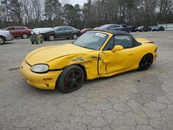 Salvage cars for sale at Austell, GA auction: 1999 Mazda MX-5 Miata