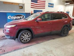 Salvage cars for sale from Copart Angola, NY: 2015 Jeep Cherokee Limited