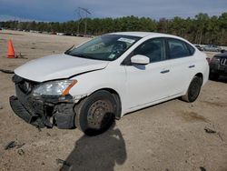 Salvage cars for sale at Greenwell Springs, LA auction: 2015 Nissan Sentra S