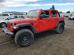 Salvage cars for sale from Copart San Diego, CA: 2021 Jeep Wrangler Unlimited Rubicon
