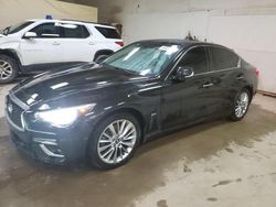 Salvage cars for sale at Davison, MI auction: 2018 Infiniti Q50 Pure