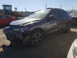 Salvage cars for sale at Chicago Heights, IL auction: 2018 Alfa Romeo Stelvio Sport