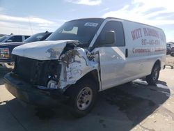 Salvage trucks for sale at Grand Prairie, TX auction: 2009 Chevrolet Express G2500