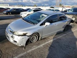 Honda Civic salvage cars for sale: 2009 Honda Civic LX