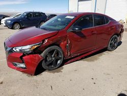 Salvage cars for sale at Albuquerque, NM auction: 2021 Nissan Sentra SR