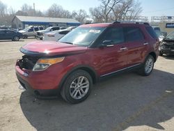 Ford Explorer xlt salvage cars for sale: 2014 Ford Explorer XLT