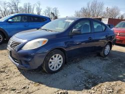 Nissan salvage cars for sale: 2014 Nissan Versa S