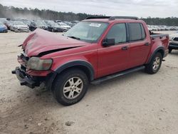 Ford Explorer salvage cars for sale: 2007 Ford Explorer Sport Trac XLT