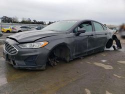 Salvage cars for sale from Copart Martinez, CA: 2019 Ford Fusion S