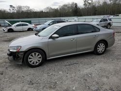 Salvage cars for sale at Augusta, GA auction: 2012 Volkswagen Passat S