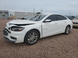 Salvage cars for sale from Copart Phoenix, AZ: 2018 Chevrolet Malibu LT