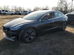 Salvage cars for sale from Copart Baltimore, MD: 2019 Tesla Model 3