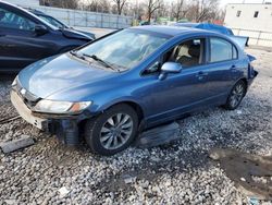 Salvage cars for sale from Copart Columbus, OH: 2009 Honda Civic EXL