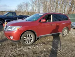 Salvage cars for sale at Candia, NH auction: 2016 Nissan Pathfinder S