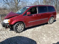 Salvage cars for sale from Copart Cicero, IN: 2013 Chrysler Town & Country Touring