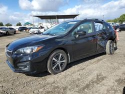 Subaru Impreza salvage cars for sale: 2019 Subaru Impreza Premium