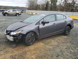 Salvage cars for sale at Concord, NC auction: 2015 Honda Civic LX