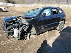 Salvage cars for sale from Copart Davison, MI: 2016 Jeep Grand Cherokee Limited