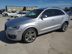 Salvage cars for sale from Copart Wilmer, TX: 2015 Audi Q3 Premium Plus