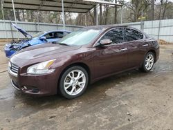 Salvage cars for sale at Austell, GA auction: 2014 Nissan Maxima S