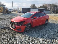 Salvage cars for sale at Mebane, NC auction: 2019 Chevrolet Cruze LT