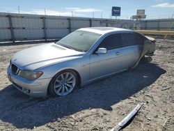 Salvage cars for sale at Hueytown, AL auction: 2007 BMW 750