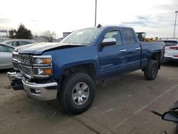 Vehiculos salvage en venta de Copart Moraine, OH: 2015 Chevrolet Silverado K1500 LT