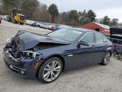 Salvage cars for sale from Copart Mendon, MA: 2015 BMW 535 XI