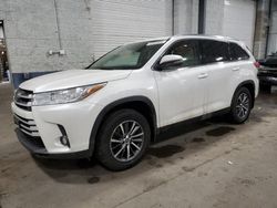 Toyota Highlander salvage cars for sale: 2019 Toyota Highlander SE