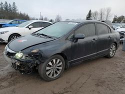 Honda Civic EXL salvage cars for sale: 2009 Honda Civic EXL