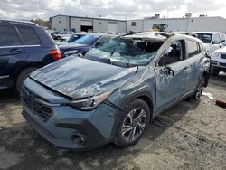 Salvage cars for sale at Vallejo, CA auction: 2024 Subaru Crosstrek Premium