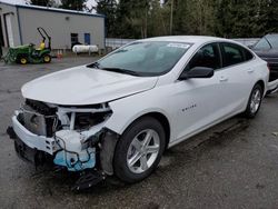 Salvage cars for sale from Copart Arlington, WA: 2022 Chevrolet Malibu LS