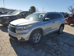 Salvage cars for sale from Copart Lexington, KY: 2015 Toyota Highlander XLE