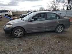 Vehiculos salvage en venta de Copart London, ON: 2005 Honda Civic LX