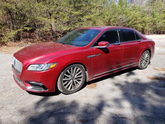 2017 Lincoln Continental Select