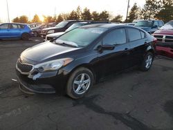 Salvage cars for sale at Denver, CO auction: 2016 KIA Forte LX