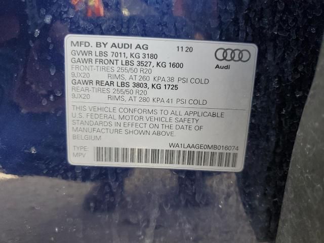 2021 Audi E-TRON Premium Plus