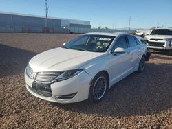 Salvage cars for sale from Copart Phoenix, AZ: 2016 Lincoln MKZ