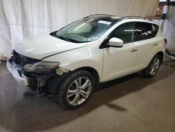 Salvage cars for sale from Copart Ebensburg, PA: 2009 Nissan Murano S